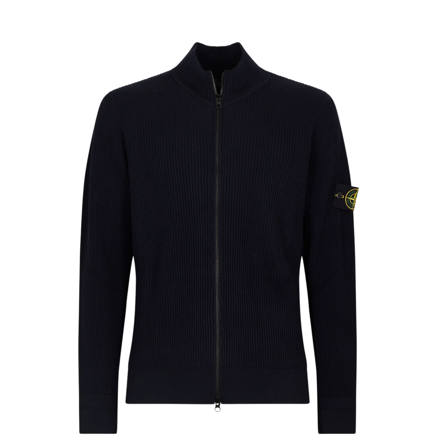 SI Full-Zip Wool Knit Jacket – Deep Black SI 02