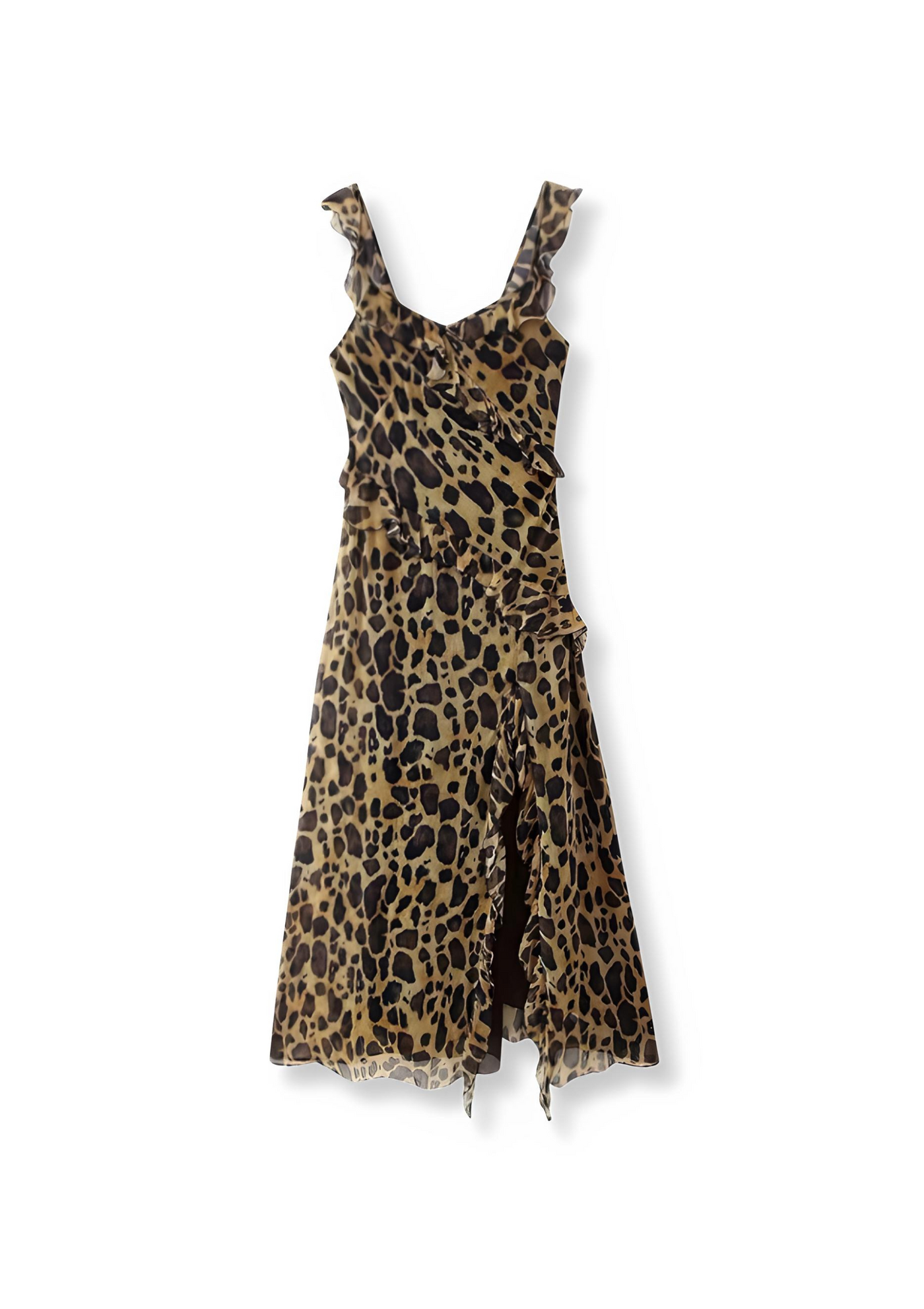 KLEID MIT TIGERMUSTER