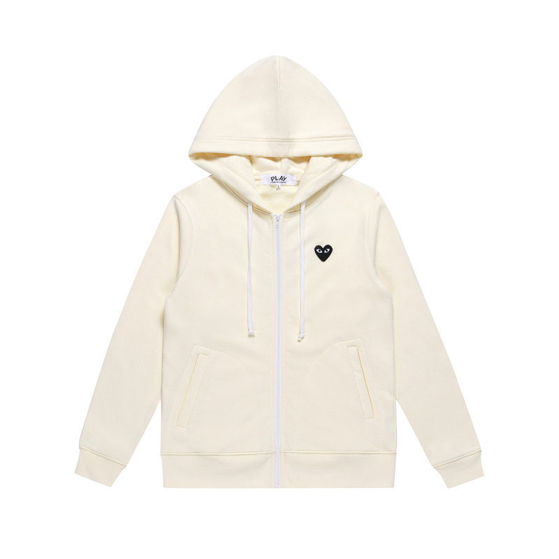 CDG Heart Zip Hoodie CDG03