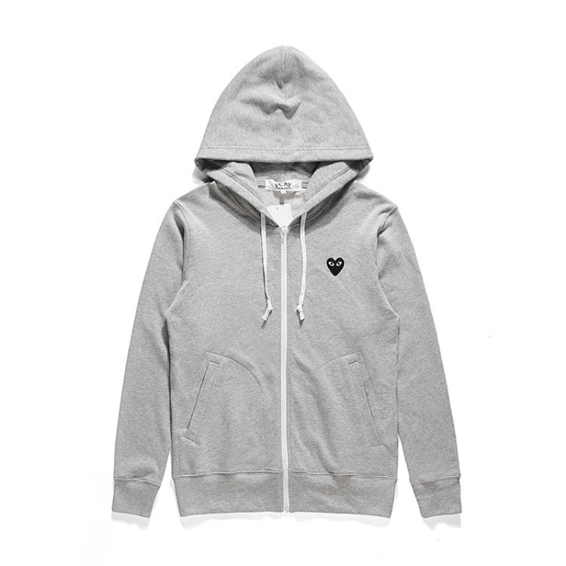 CDG Heart Zip Hoodie CDG03