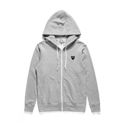 CDG Heart Zip Hoodie CDG03