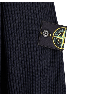 SI Full-Zip Wool Knit Jacket – Deep Black SI 02