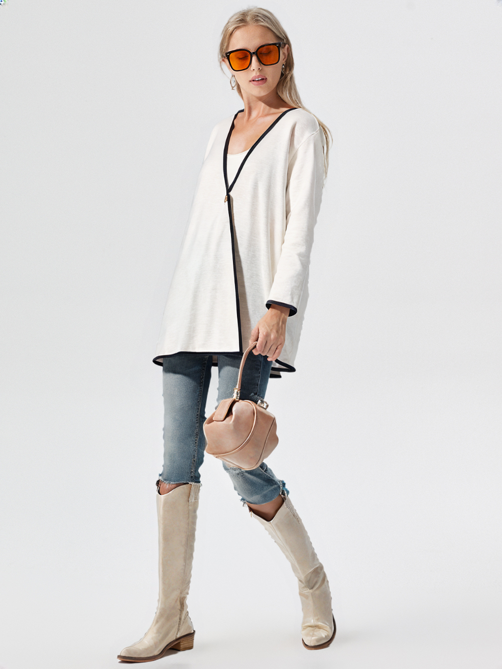 WHITE ELEGENCE BLAZER