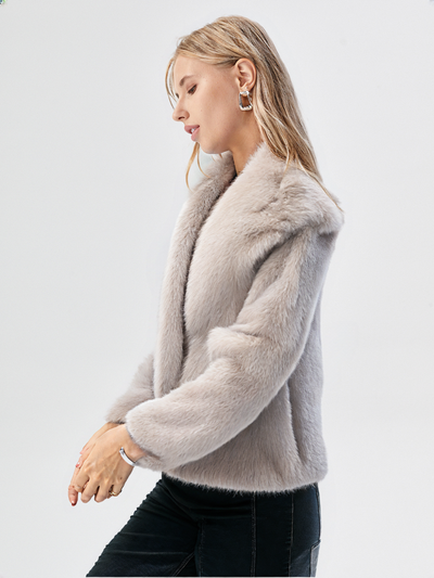 Luxury Faux Fur Coat